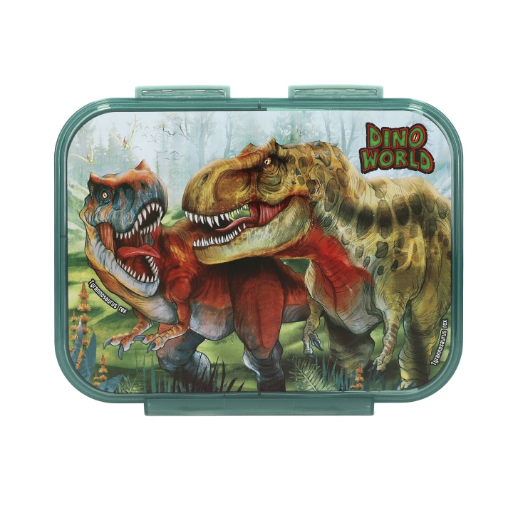 Dino World Lunchlåda BITE - Grön i gruppen LEKSAKER, BARN- & BABYPRODUKTER / Äta & Dricka / Barnserviser hos TP E-commerce Nordic AB (D31294)