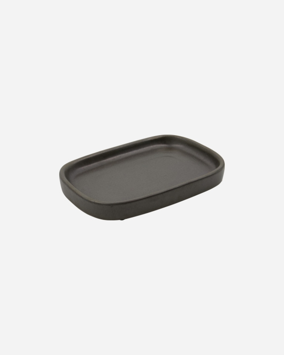 Meraki Tray - Dark grey - L:24,5cm, W:16,5cm, H:3cm i gruppen HEM, HUSHÅLL & TRÄDGÅRD / Inredning / Förvaring hos TP E-commerce Nordic AB (D31306)
