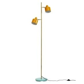 Dyberg-Larsen Ocean Golvlampa - Curry, Mässing, Turkos i gruppen HEMELEKTRONIK / Belysning / Golvlampor hos TP E-commerce Nordic AB (D31322)