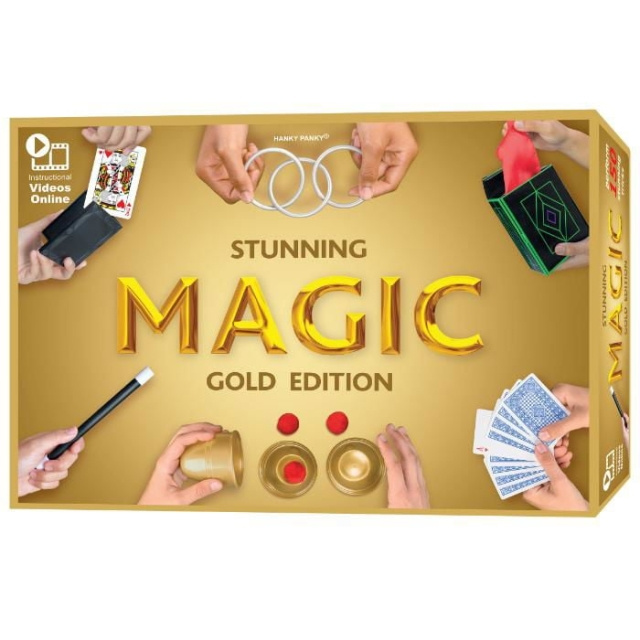 Hanky Panky Toys Stunning Magic - Guldutgåva 150 trick (29040) i gruppen LEKSAKER, BARN- & BABYPRODUKTER / Spel / Sällskapsspel hos TP E-commerce Nordic AB (D31350)