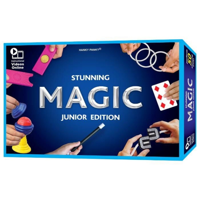 Hanky Panky Toys Stunning Magic - Juniorutgåva 50 trick (29038) i gruppen LEKSAKER, BARN- & BABYPRODUKTER / Spel / Sällskapsspel hos TP E-commerce Nordic AB (D31351)
