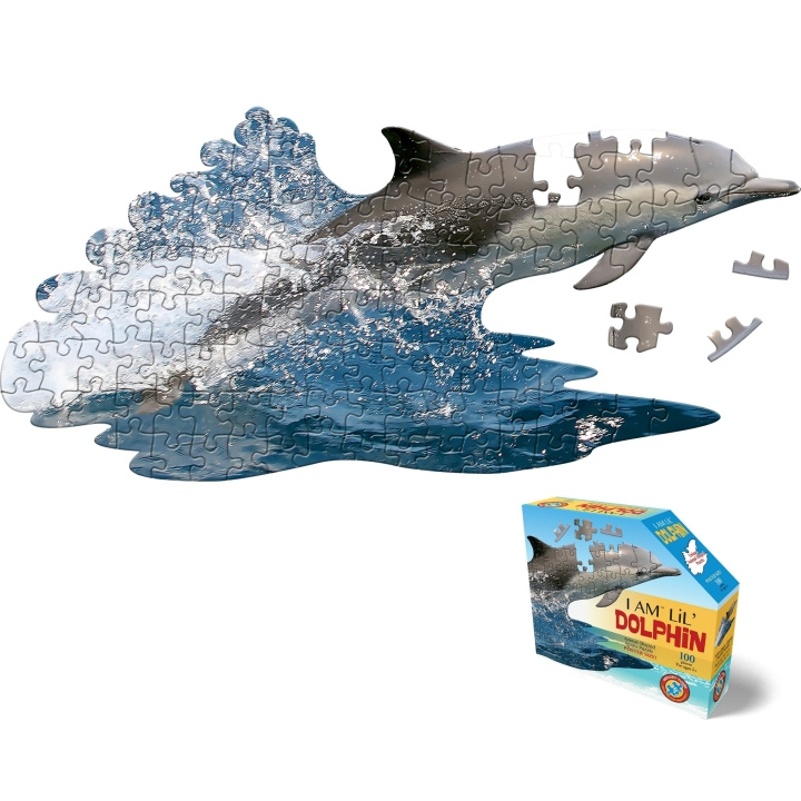 Madd Capp I Am LiL\' Dolphin 100 pcs Puzzle (105200) i gruppen SPORT, FRITID & HOBBY / Hobby / Pussel hos TP E-commerce Nordic AB (D31364)