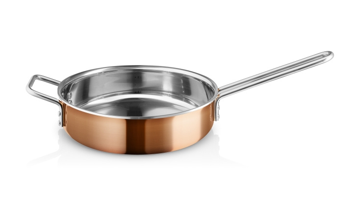 Eva Trio Sautépanna i koppar - 24cm i gruppen HEM, HUSHÅLL & TRÄDGÅRD / Köksredskap / Grytor & Kastruller hos TP E-commerce Nordic AB (D31385)
