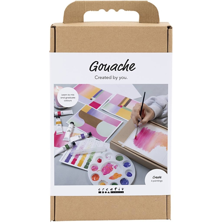 Craft Kit Gouache - Målningar - blandade färger (977851) i gruppen LEKSAKER, BARN- & BABYPRODUKTER / Leksaker / Pyssel hos TP E-commerce Nordic AB (D31397)