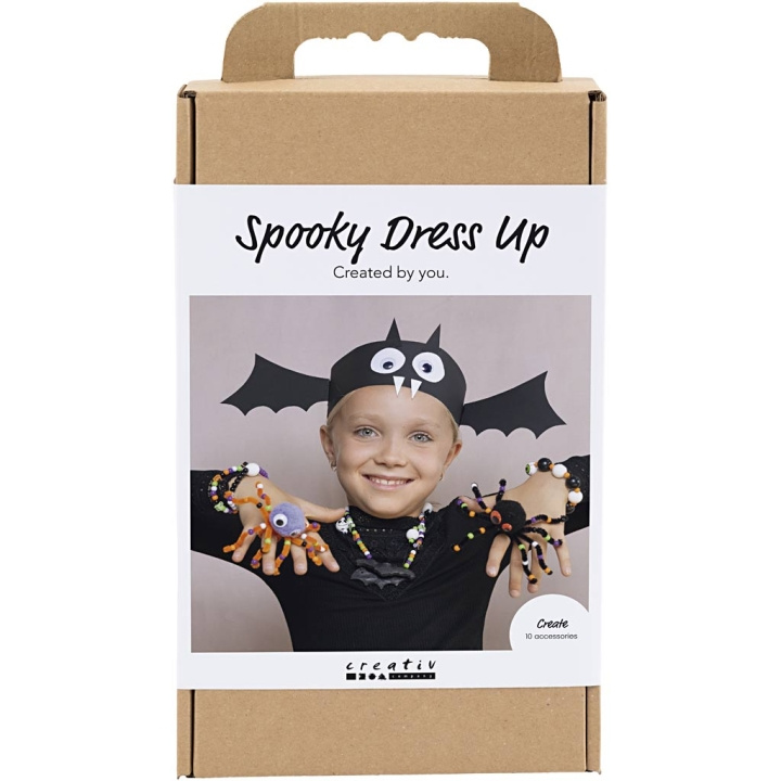 Craft Kit Spooky Accessories - Kostymer och smycken - halloweenfärger (977841) i gruppen LEKSAKER, BARN- & BABYPRODUKTER / Leksaker / Pyssel hos TP E-commerce Nordic AB (D31402)