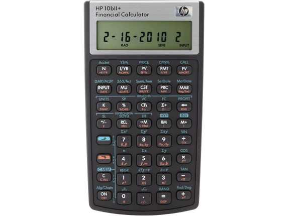 HP 10BII+ Finansiell kalkylator i gruppen SPORT, FRITID & HOBBY / Roliga prylar / Smarta saker hos TP E-commerce Nordic AB (D31422)