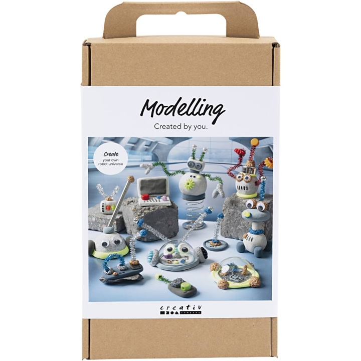 Creative Toys Creativ - Pysselkit Modellering, Robot, Blå, Grå, Röd, Silverpläterad, 1 Förpackning - (977808) i gruppen LEKSAKER, BARN- & BABYPRODUKTER / Leksaker / Pyssel hos TP E-commerce Nordic AB (D31437)