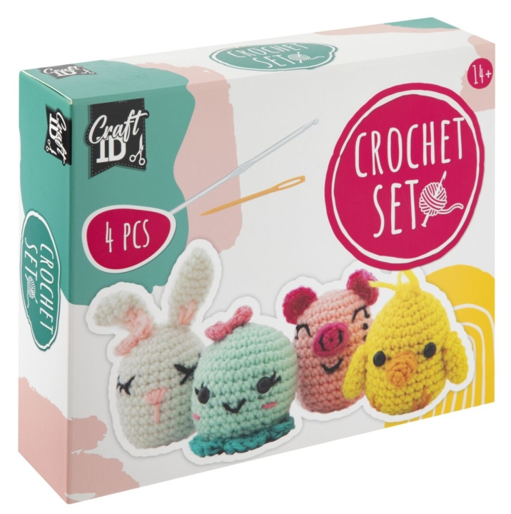 Craft ID Virksats djur - 4 st (CR1721/GE) i gruppen LEKSAKER, BARN- & BABYPRODUKTER / Leksaker / Figurer, Miniatyrer & tillbehör hos TP E-commerce Nordic AB (D31470)