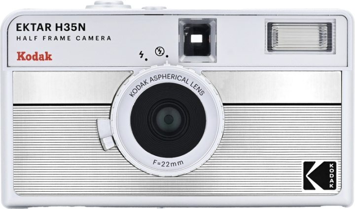 Kodak EKTAR H35N Kamera - Randigt silver i gruppen HEMELEKTRONIK / Foto & Video / Kameror hos TP E-commerce Nordic AB (D31488)