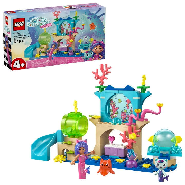 LEGO Gabby\'s Dollhouse - Mermaid Gabby\'s Aquarium Adventure (11204) i gruppen LEKSAKER, BARN- & BABYPRODUKTER / Leksaker / Byggleksaker / Lego hos TP E-commerce Nordic AB (D31501)