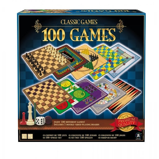 Merchandt Ambassador Klassiska spel - 100 spel (ST020) i gruppen LEKSAKER, BARN- & BABYPRODUKTER / Spel / Sällskapsspel hos TP E-commerce Nordic AB (D31504)