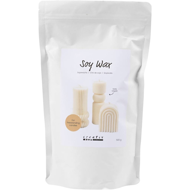 DIY Kit Sojavax - För fristående stearinljus (734790) i gruppen SPORT, FRITID & HOBBY / Hobby / DIY-kit hos TP E-commerce Nordic AB (D31533)