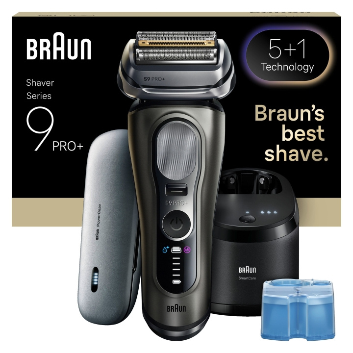 Braun Series 9 PRO+ elektrisk rakapparat - grafit - 9675CC i gruppen SKÖNHET & HÄLSA / Hår & Styling / Rakning & Trimning / Rakapparater hos TP E-commerce Nordic AB (D31543)