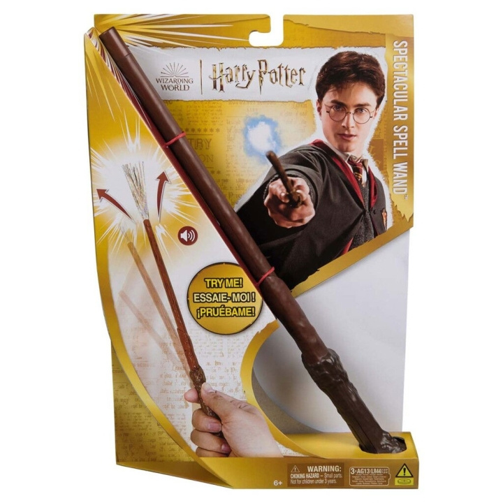 Harry Potter Spectacular Spell Wand (6071774) i gruppen SPORT, FRITID & HOBBY / Roliga prylar / Samlarobjekt hos TP E-commerce Nordic AB (D31557)