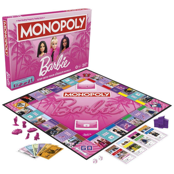 Hasbro gaming Brädspel Monopoly Barbie (EN) i gruppen LEKSAKER, BARN- & BABYPRODUKTER / Spel / Sällskapsspel hos TP E-commerce Nordic AB (D31588)