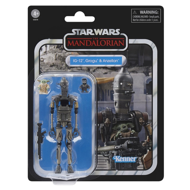 Star Wars The Vintage Collection 3.75 Inch Figure IG-12, Grogu & Anzellan | LEKSAKER, BARN- & BABYPRODUKTER - Leksaker - Figurer, Miniatyrer & tillbehör | GameStuff
