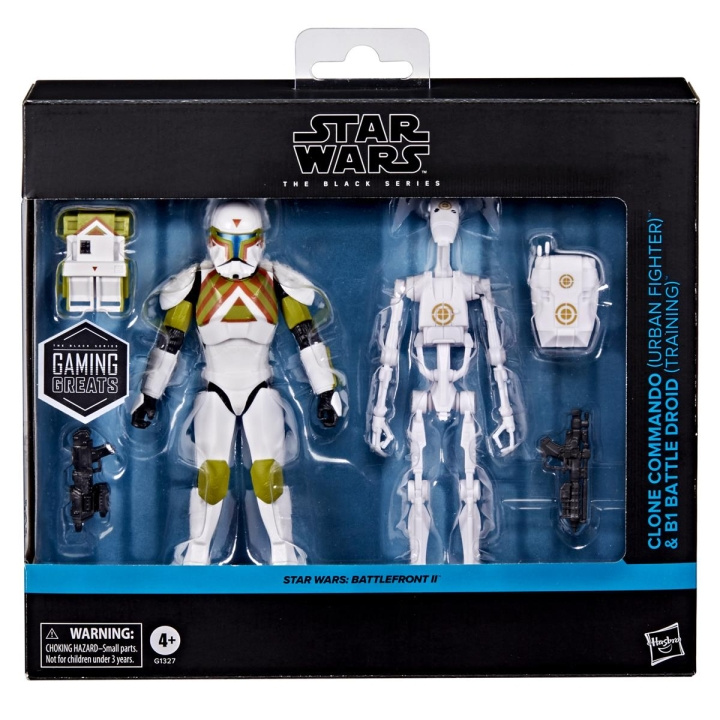 Star Wars The Black Series 6 Inch Figure Clone Commando & B1 Battle Droid i gruppen LEKSAKER, BARN- & BABYPRODUKTER / Leksaker / Figurer, Miniatyrer & tillbehör hos TP E-commerce Nordic AB (D31634)