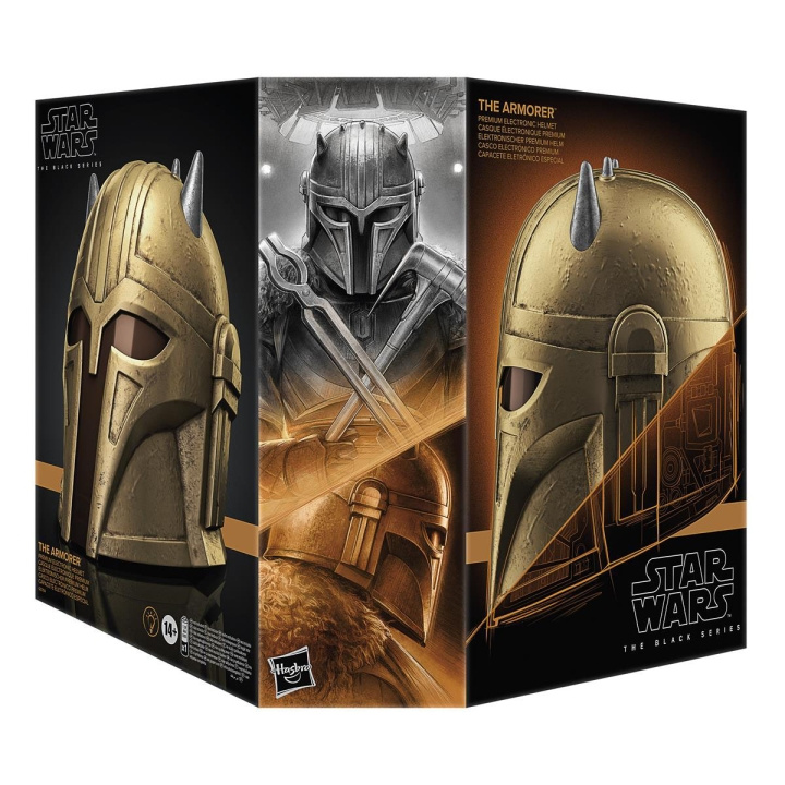Star Wars The Black Series Electronic Helmet The Armorer i gruppen SPORT, FRITID & HOBBY / Roliga prylar / Samlarobjekt hos TP E-commerce Nordic AB (D31642)