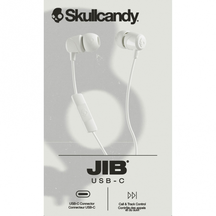 Skullcandy Hörlurar JIB USB-C Trådbundna In-Ear Bone White i gruppen HEMELEKTRONIK / Ljud & Bild / Hörlurar & Tillbehör / Hörlurar hos TP E-commerce Nordic AB (D31665)