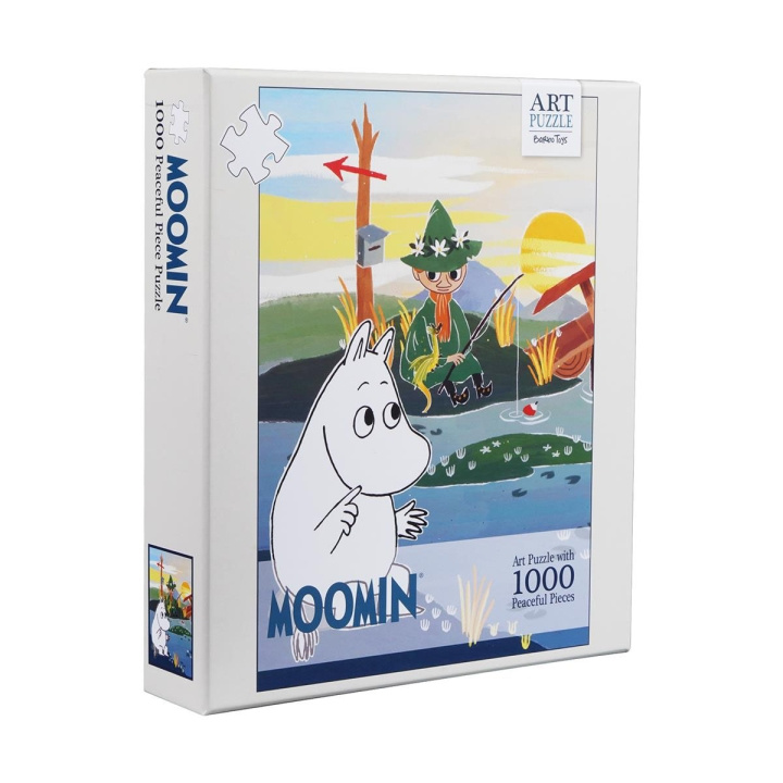 Moomin Pussel 1000 Pcs Art Puzzle On Bridge i gruppen SPORT, FRITID & HOBBY / Hobby / Pussel hos TP E-commerce Nordic AB (D31671)