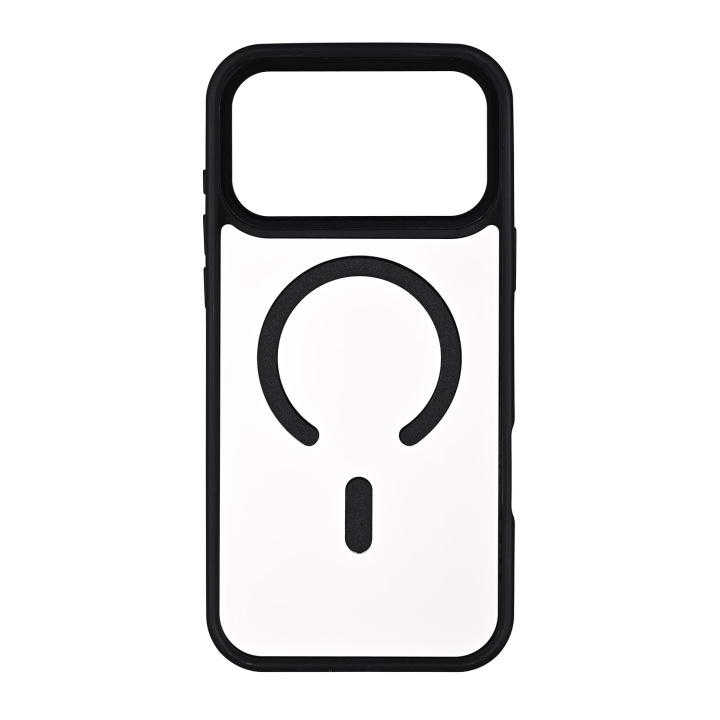 Onsala Mobilskal Bumper MagSeries Black & Clear - iPhone 17 Pro Max i gruppen SMARTPHONE & SURFPLATTOR / Mobilskydd / Apple / iPhone 17 hos TP E-commerce Nordic AB (D31737)