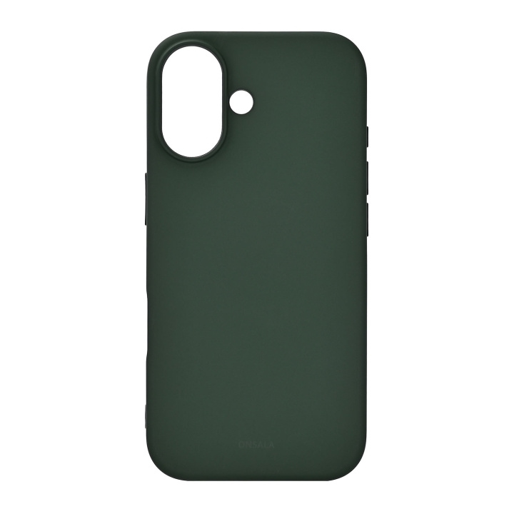Onsala Mobilskal med Silikonkänsla Olive Green - iPhone 17 i gruppen SMARTPHONE & SURFPLATTOR / Mobilskydd / Apple / iPhone 17 hos TP E-commerce Nordic AB (D31766)