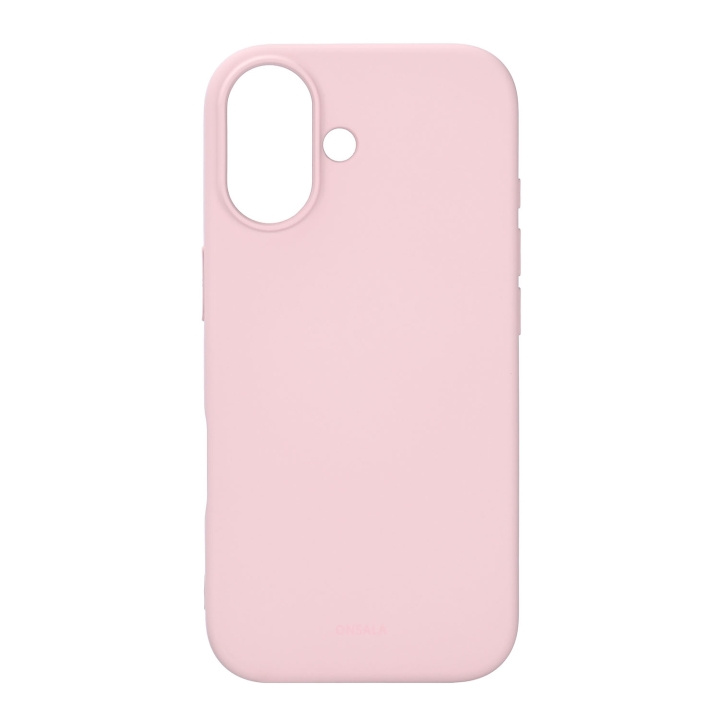 Onsala Mobilskal med Silikonkänsla Chalk Pink - iPhone 17 i gruppen SMARTPHONE & SURFPLATTOR / Mobilskydd / Apple / iPhone 17 hos TP E-commerce Nordic AB (D31773)