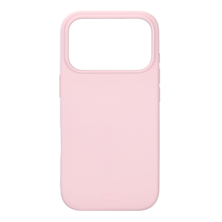 Onsala Mobilskal med Silikonkänsla Chalk Pink - iPhone 17 Pro i gruppen SMARTPHONE & SURFPLATTOR / Mobilskydd / Apple / iPhone 17 hos TP E-commerce Nordic AB (D31774)