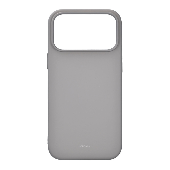 Onsala Mobilskal med Silikonkänsla Concrete - iPhone 17 Pro Max i gruppen SMARTPHONE & SURFPLATTOR / Mobilskydd / Apple / iPhone 17 hos TP E-commerce Nordic AB (D31800)