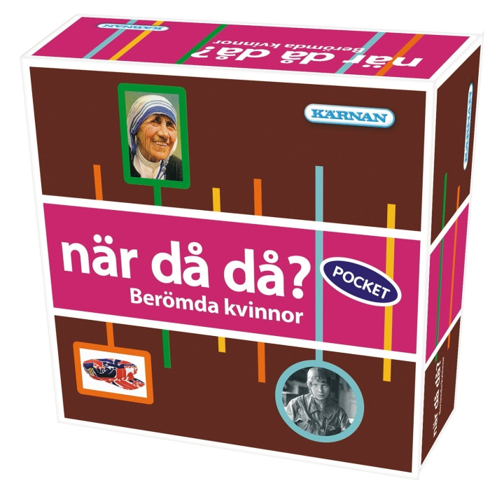 Egmont Spel När Då Då?-pocket Berömda Kvinnor (SE) i gruppen LEKSAKER, BARN- & BABYPRODUKTER / Spel / Sällskapsspel hos TP E-commerce Nordic AB (D31884)