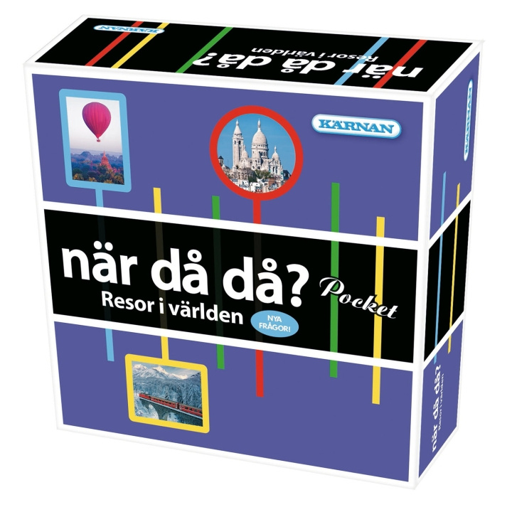 Egmont Spel När Då Då?-pocket Resor i Världen (Nya frågor) (SE) i gruppen LEKSAKER, BARN- & BABYPRODUKTER / Spel / Sällskapsspel hos TP E-commerce Nordic AB (D31887)
