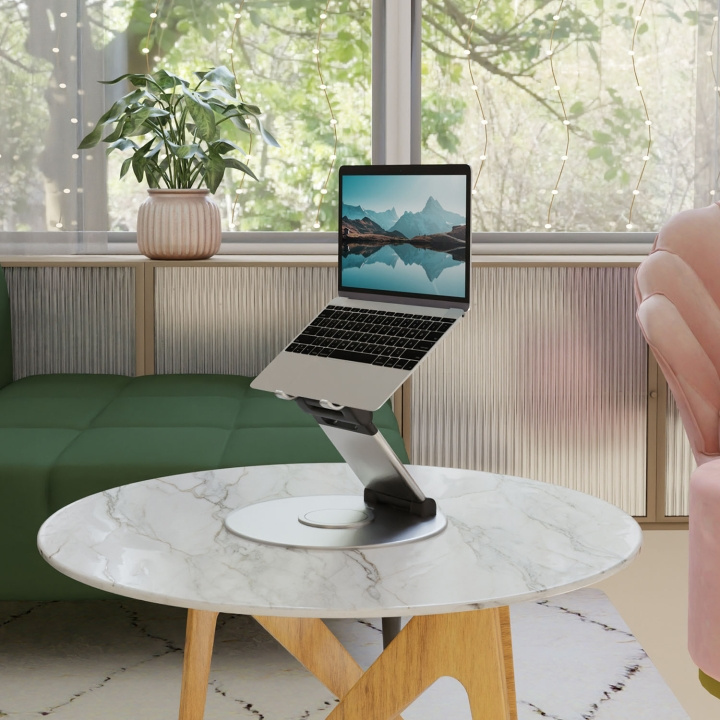 Desire2 Datorstöd Sit-Stand Supreme 360 Aluminium i gruppen DATORER & KRINGUTRUSTNING / Datortillbehör / Övrigt hos TP E-commerce Nordic AB (D31894)