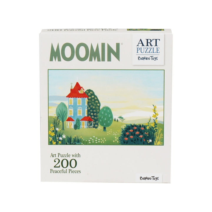 Moomin Pussel 200 Pcs Art Puzzle Grön i gruppen LEKSAKER, BARN- & BABYPRODUKTER / Leksaker / Barnpussel hos TP E-commerce Nordic AB (D31959)