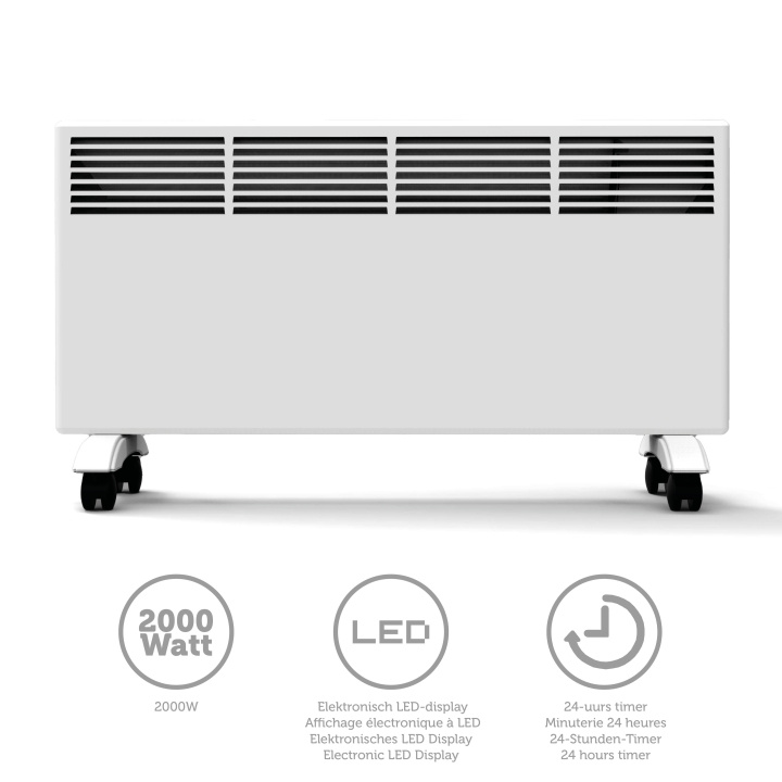 Trebs Digital Panel Heater 2000W i gruppen HEM, HUSHÅLL & TRÄDGÅRD / Fläktar & Klimatprodukter / Element hos TP E-commerce Nordic AB (D32100)
