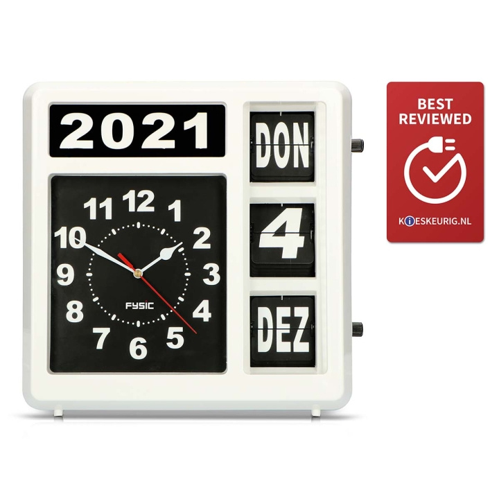 Fysic Stor tysk analog klocka i gruppen HEM, HUSHÅLL & TRÄDGÅRD / Väggklockor & Räkneverk / Väggklockor hos TP E-commerce Nordic AB (D32241)