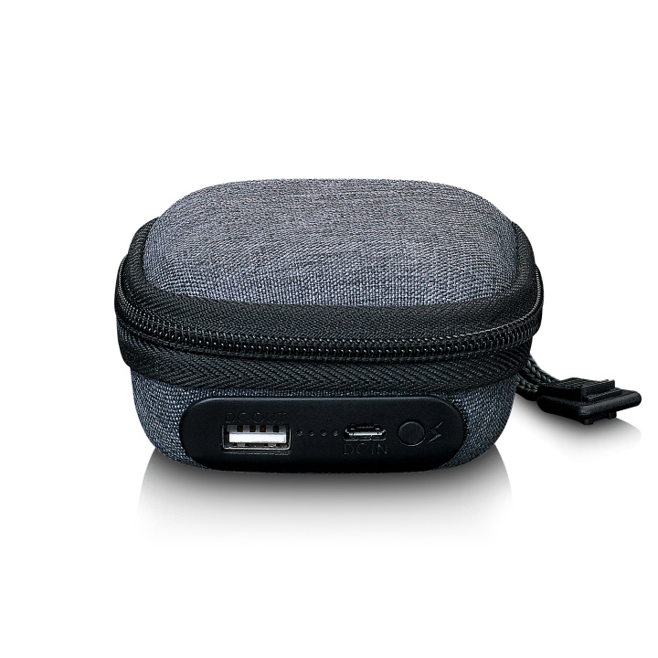 Lenco Fodral med inbyggd powerbank Grå i gruppen HEMELEKTRONIK / Ljud & Bild / Hörlurar & Tillbehör / Tillbehör hos TP E-commerce Nordic AB (D32346)