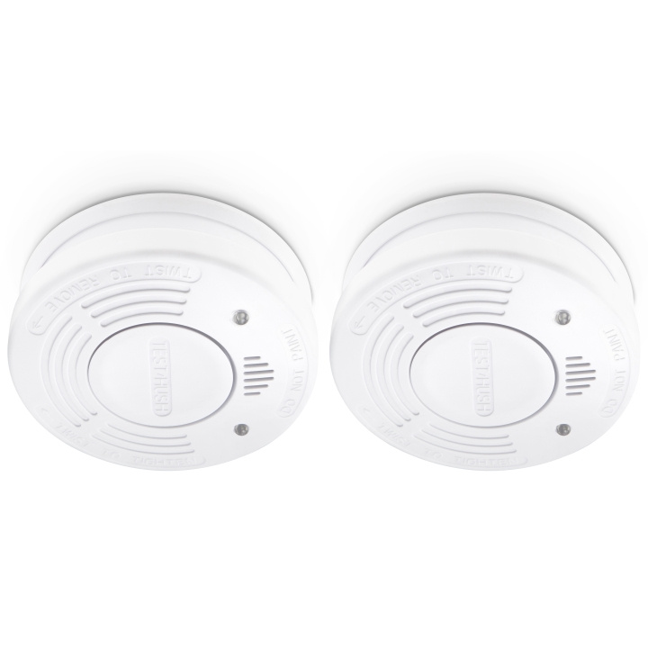 Alecto Rökdetektor med 10 års drifttid för batteri och sensor 2-pack Vit i gruppen HEM, HUSHÅLL & TRÄDGÅRD / Larm & Säkerhet / Brand, rök, gas / Brandvarnare hos TP E-commerce Nordic AB (D32375)
