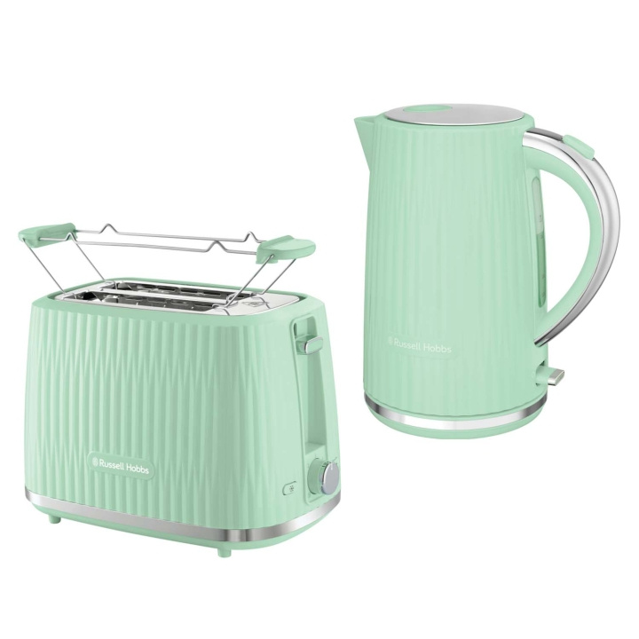 Russell Hobbs Paket Pistachio Eden Vattenkokare/Brödrost i gruppen HEM, HUSHÅLL & TRÄDGÅRD / Hushållsmaskiner / Vatten & Juice / Vattenkokare hos TP E-commerce Nordic AB (D32476)