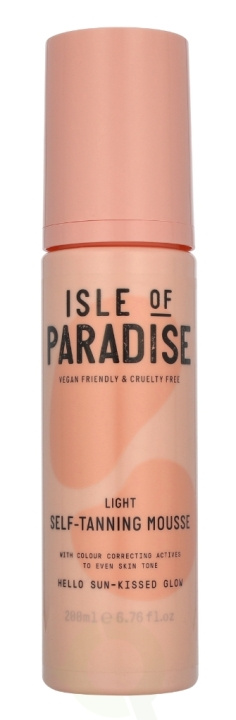 Isle of Paradise Self-Tanning Mousse 200 ml Light i gruppen SKÖNHET & HÄLSA / Hudvård / Solskydd & Tanning / Brun utan sol hos TP E-commerce Nordic AB (D32522)