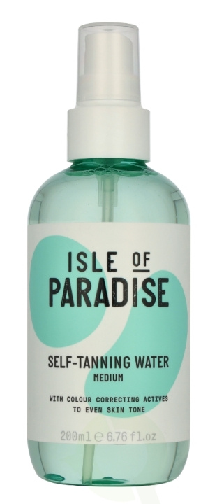 Isle of Paradise Self-Tanning Water 200 ml Medium i gruppen SKÖNHET & HÄLSA / Hudvård / Solskydd & Tanning / Brun utan sol hos TP E-commerce Nordic AB (D32527)