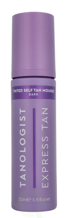 Tanologist Tinted Self Tan Mousse Express Tan 200 ml Dark i gruppen SKÖNHET & HÄLSA / Hudvård / Solskydd & Tanning / Brun utan sol hos TP E-commerce Nordic AB (D32532)