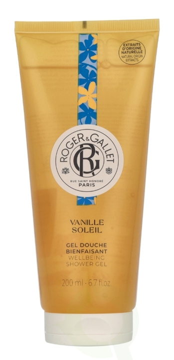 Roger & Gallet Beneficial Shower Gel Vanille Soleil 200 ml i gruppen SKÖNHET & HÄLSA / Hudvård / Kroppsvård / Bad & Duschcreme hos TP E-commerce Nordic AB (D32552)