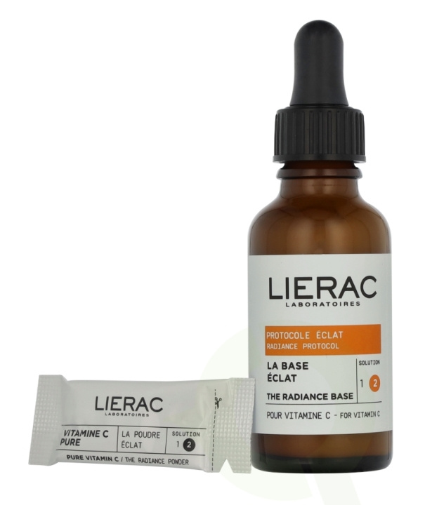 Lierac Paris Lierac Radiance Protocol Set 32.8 ml Concentrated Serum C 30ml/Vitamin C Pure Sachets 14 x 0,2g i gruppen SKÖNHET & HÄLSA / Hudvård / Ansiktsvård / Serum Hud hos TP E-commerce Nordic AB (D32573)