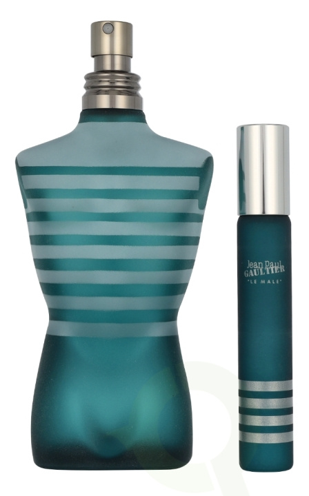 Jean Paul Gaultier Le Male Giftset 145 ml Edt Spray 125ml/Edp Spray 20ml i gruppen SKÖNHET & HÄLSA / Presentkit / Presentkit För Honom hos TP E-commerce Nordic AB (D32665)