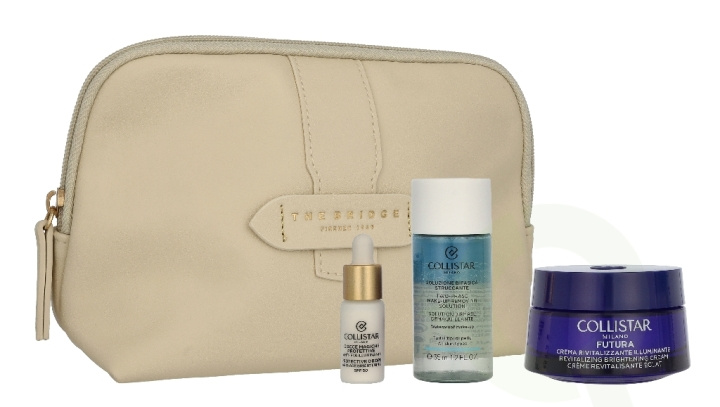 Collistar Futura Set 90 ml Futura Day Cream 50 ml / Mini Bifase Cleanser 35 ml / Mini Protective Drops 5 ml / Pouch i gruppen SKÖNHET & HÄLSA / Hudvård / Ansiktsvård hos TP E-commerce Nordic AB (D32834)