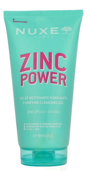 Nuxe Zinc Power Purifying Cleansing Gel 150 ml i gruppen SKÖNHET & HÄLSA / Hudvård / Ansiktsvård / Rengöring hos TP E-commerce Nordic AB (D32879)