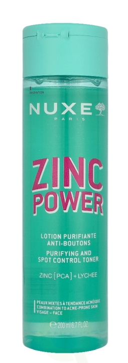 Nuxe Zinc Power Control Lotion Combination To Acne-Prone Skin 200 ml i gruppen SKÖNHET & HÄLSA / Hudvård / Ansiktsvård hos TP E-commerce Nordic AB (D32890)