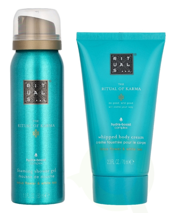 Rituals Karma Giftset 120 ml 48h Hydrating Body Cream 70 ml/Foaming Shower Gel 50 ml i gruppen SKÖNHET & HÄLSA / Presentkit / Presentkit För Henne hos TP E-commerce Nordic AB (D32894)