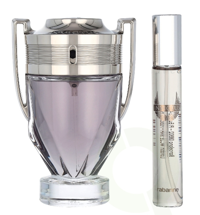 Paco Rabanne Invictus Giftset 120 ml Edt Spray 100ml/Edt Spray 20ml i gruppen SKÖNHET & HÄLSA / Doft & Parfym / Parfym hos TP E-commerce Nordic AB (D32934)