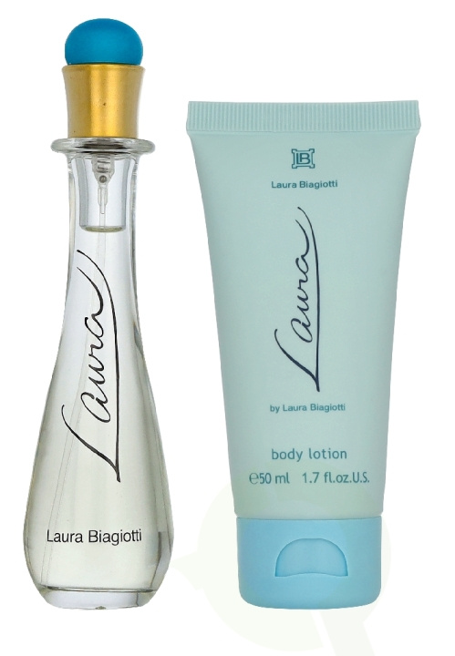 Laura Biagiotti Laura Giftset 75 ml Edt Spray 25ml/Body Lotion 50ml i gruppen SKÖNHET & HÄLSA / Presentkit / Presentkit För Henne hos TP E-commerce Nordic AB (D32948)
